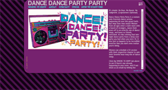 Desktop Screenshot of dancedancepartyparty.com